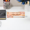 Personalized Floral Acrylic Desk Name Plate - Custom Office Decor and Unique Gift for Sales Representatives - Image 5