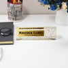Personalized Acrylic Desk Name Block - Elegant Gold Leaf Design for Office or Home Decor - Perfect Gift for Professionals and Loved Ones - Image 5