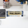 Personalized Acrylic Desk Block Nameplate with Elegant Floral Design - Perfect for Office Decor and Gift Giving - Image 5