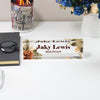 Personalized Acrylic Desk Name Plate with Floral Design – Custom Handmade Beautician Desk Decor for Professional & Gift Giving - Image 5