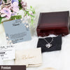 Personalized "Badass Niece" Message Card Necklace - Custom Floral Design with High-Quality Pendant for Special Occasions - Image 5