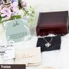 Elegant Sister Knot Pendant Necklace with Message Card - Personalized Gift for Unbreakable Bond and Timeless Connection - Image 5