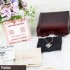 Personalized 18th Birthday Necklace with Inspirational Message Card - Dazzling Knot Design for Loved Ones - Image 5