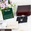 Personalized Infinity Knot Necklace for Sisters - Elegant Gift with Heartfelt Message Card in Vibrant Design - Image 5