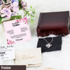 Personalized Mother’s Message Card Necklace - Stunning Knot Design with Elegant Silver Chain - Perfect Gift for Mother's Day, Birthdays, and Special Occasions - Image 5