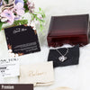 Elegant "To My Queen Mom" Necklace with Personalized Message Card - Perfect Gift for Mothers - Image 5