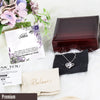 Elegant Personalized Sister Message Card Necklace - Sterling Silver Knot Pendant for Special Occasions & Emotional Connection - Image 5