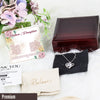 Personalized Mother & Daughter Necklace with Heartfelt Message Card - Customizable Silver Knot Pendant for Meaningful Gift Giving - Image 5