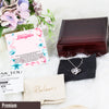 Personalized Necklace with Message Card for Daughters – Exquisite Silver Knot Design, Perfect for Birthdays, Graduations, and Special Occasions - Image 5