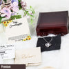 Personalized "To My Granddaughter" Necklace with Inspirational Message and Sunflower Design – Perfect Gift for Special Occasions - Image 5