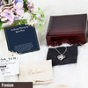 Personalized Memorial Necklace with Loving Message Card - Sterling Silver Infinity Pendant for Cherished Memories - Image 5