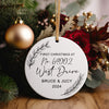 Personalized First Christmas Ornament - Handcrafted Ceramic Keepsake for New Homeowners - Image 5