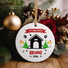 Personalized "1st Christmas" Ceramic Ornament for Pets - Custom Name and Year, Handmade Holiday Decor Keepsake - Image 5