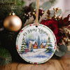 Personalized "O Holy Night" Ceramic Christmas Ornament – Handcrafted Holiday Decor for a Heartwarming Gift - Image 5