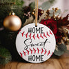 Personalized "Home Sweet Home" Ceramic Baseball Ornament – Ideal Custom Gift for Sports Lovers and Cozy Home Decor - Image 5