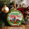 Personalized Merry Christmas Ceramic Ornament - Handcrafted Gift with Custom Options for a Festive Touch - Image 5