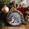 Personalized Handmade Joyful Snowman Ceramic Ornament - Perfect Holiday Gift with Biblical Inspiration - Image 5