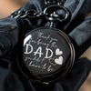 Personalized Engraved Pocket Watch for Dad - Custom Thank You Gift for Stepfathers and Mentors - Image 5