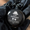 Personalized Groomsman Pocket Watch - Elegant Black Finish with Custom Engraving Option - Perfect Wedding Party Gift - Image 5
