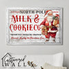 Personalize Your Christmas with Custom North Pole Milk & Cookie Co Wrapped Canvas - Ideal Holiday Gift - Image 5