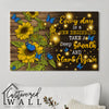 Personalized Inspirational Sunflower and Butterfly Wrapped Canvas - Custom Home Decor for Uplifting Gifts - Image 5
