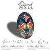 Personalized U.S. Navy Round Metal Sign - Patriotic Home Decor with American Eagle and Floral Accents for Military Enthusiasts - Image 5