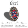 Personalized Patriotic Metal Wall Sign - "God Bless America" - Customizable Round Decor for Home or Gift - Image 5