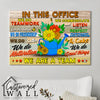 Personalized Office Wall Art - Inspiring Teamwork & Motivation Canvas Decor - Unique Gift for Colleagues, Boss, Office Team - Image 5