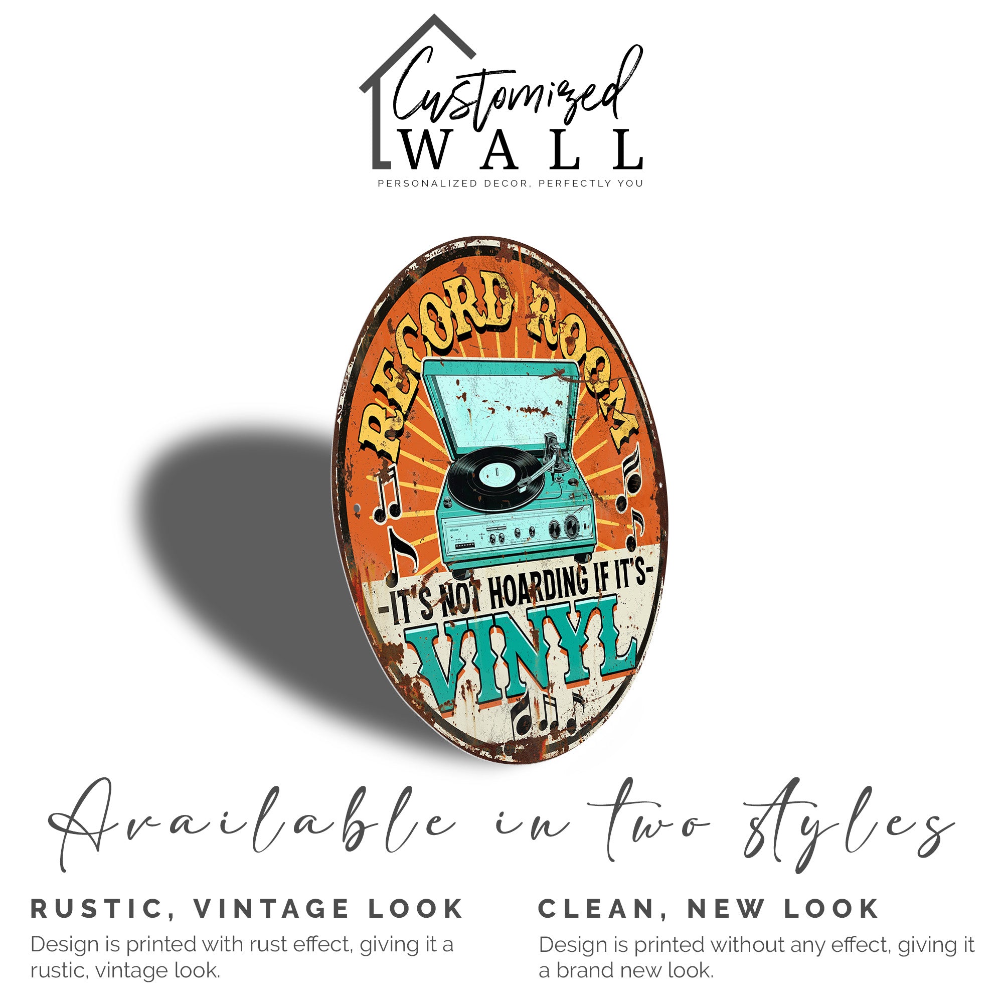 Personalized Retro Vinyl Record Metal Sign – Perfect Gift for Music Lovers and Collectors - Image 5
