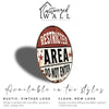 Custom "Restricted Area" Round Metal Sign – Personalized Handmade Decor for Indoor & Outdoor Spaces - Image 5
