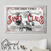 Personalized Rustic Santa Claus Family Christmas Sign – Custom Wrapped Canvas for Holiday Cheer and Gift-Giving - Image 5