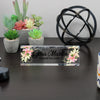 Personalized Acrylic Desk Block with Floral Design - Custom Name Sign for Cosmetologists and Beauty Professionals - Image 6