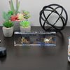Custom Acrylic Desk Block with Floral Design - Personalized Nameplate for Professionals and Gift-Giving - Image 6
