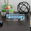 Personalized Acrylic Desk Block Name Plate with Floral Design - Custom Office Decor for Product Managers - Image 6
