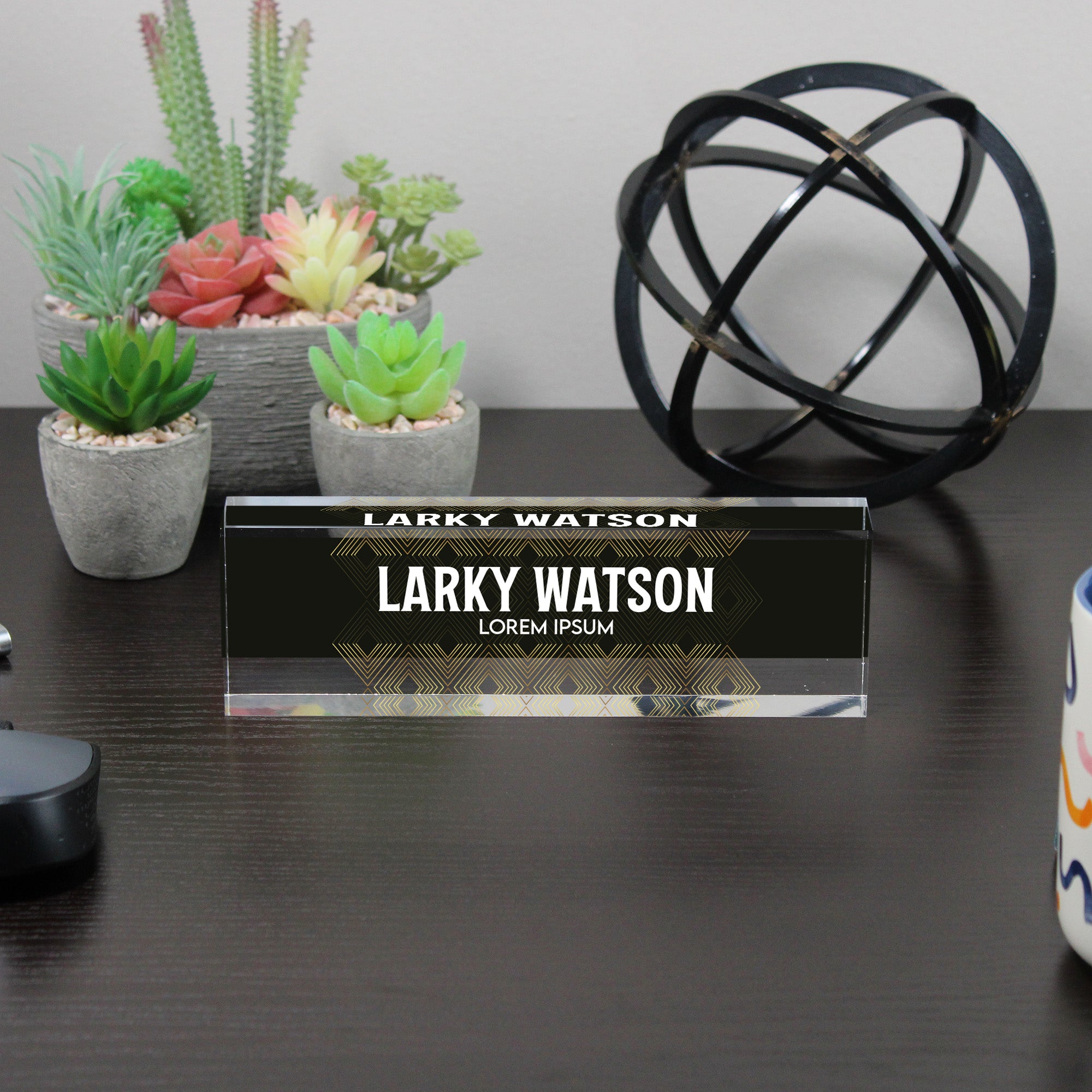 Personalized Acrylic Desk Name Plate – Elegant Custom Office Decor, Perfect Gift for Professionals and Graduates - Image 6