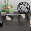 Personalized Floral Acrylic Desk Block - Custom Nameplate for Computer Programmers - Artistic Gift for Professionals - Image 6
