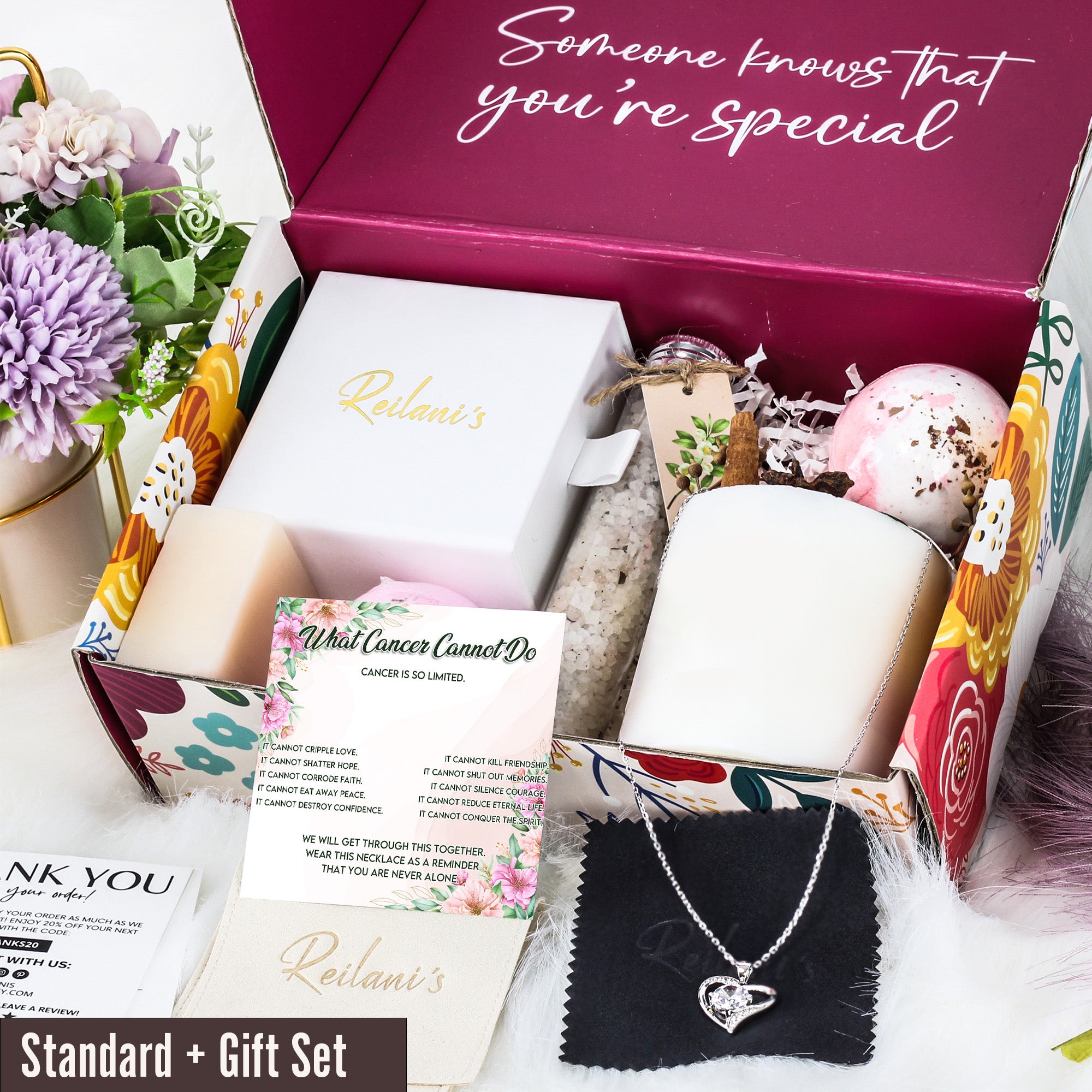 Personalized "What Cancer Cannot Do" Necklace with Inspirational Message Card - Handcrafted Jewelry Gift for Hope and Strength - Image 6