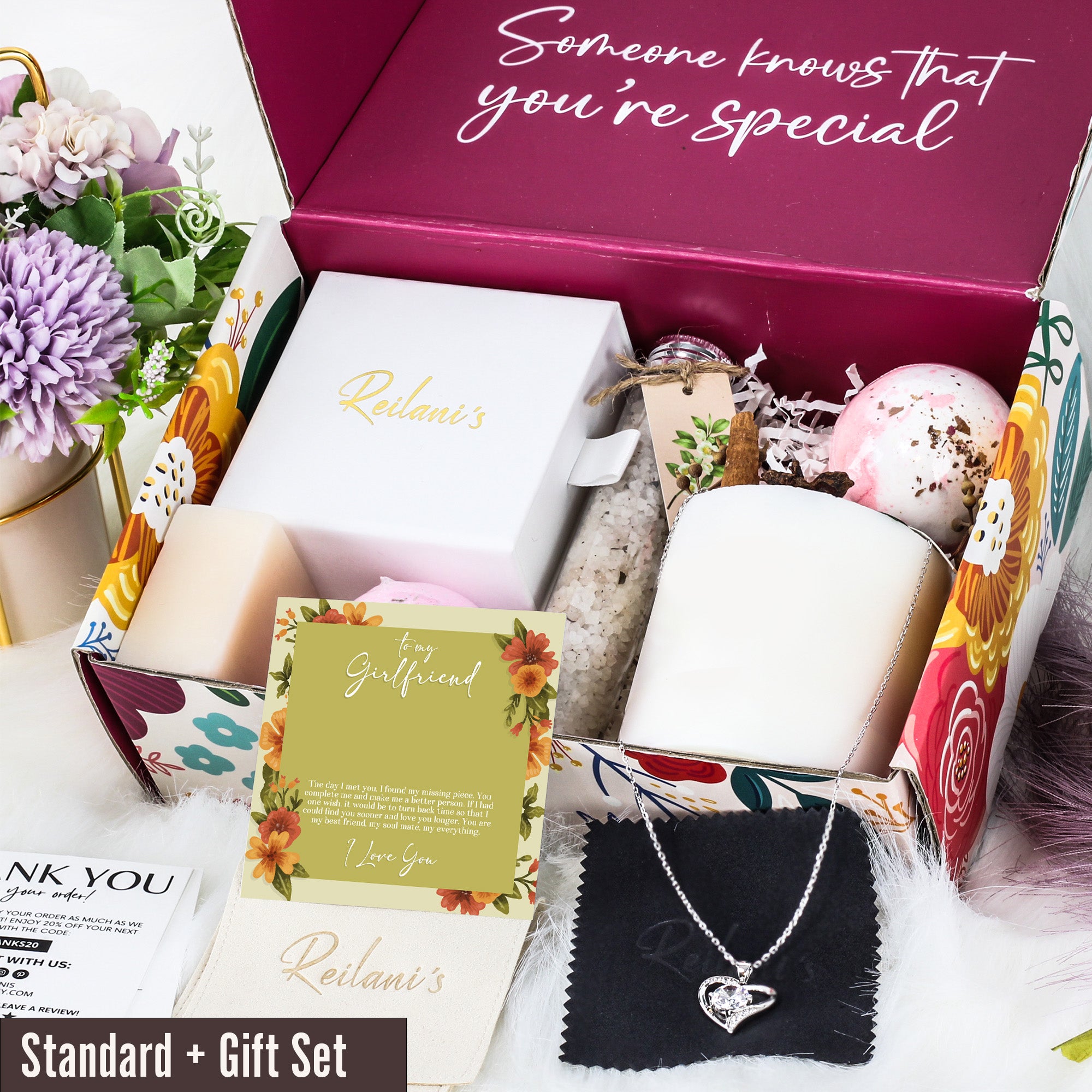 Personalized Girlfriend Necklace with Heartfelt Message Card – Elegant Knot Design for Special Occasions - Image 6