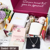 Exquisite Personalized Necklace Gift for Niece - Sterling Silver with Inspirational Message Card & Floral Design - Image 6