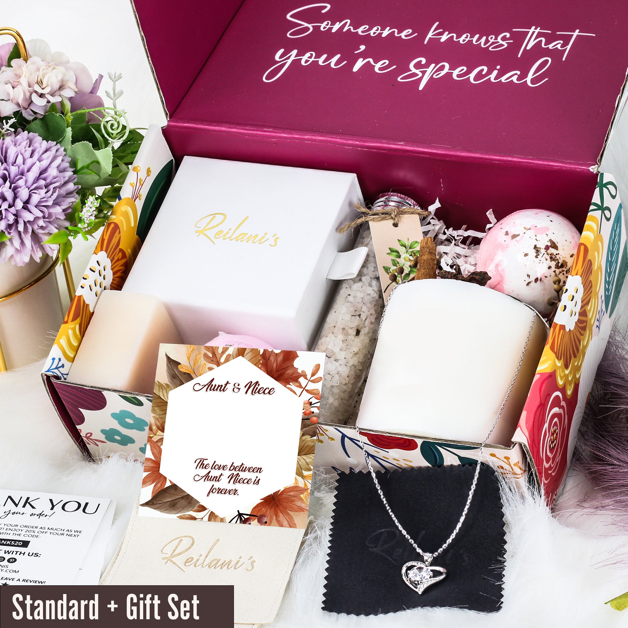 Elegant Aunt & Niece Personalized Necklace with Intricate Knot Design - Perfect Gift for Lasting Bonds - Image 6