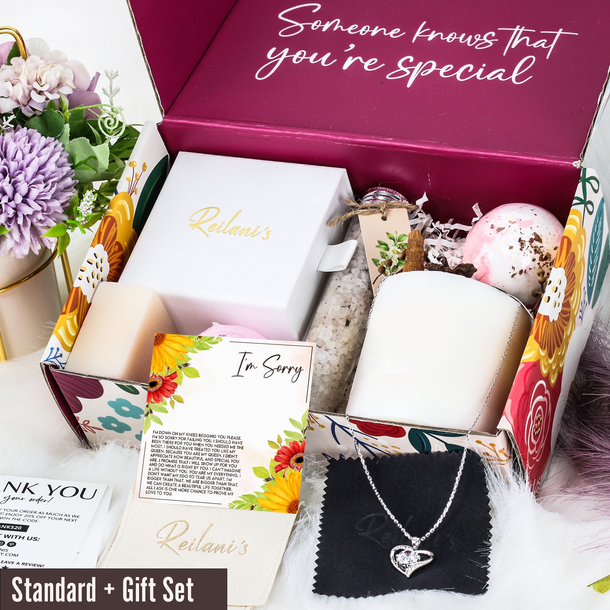 Personalized "I'm Sorry" Necklace with Heartfelt Message Card - Premium Quality & Elegant Design for Apology Gifts - Image 6