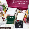 Personalized Infinity Knot Necklace for Sisters - Elegant Gift with Heartfelt Message Card in Vibrant Design - Image 6