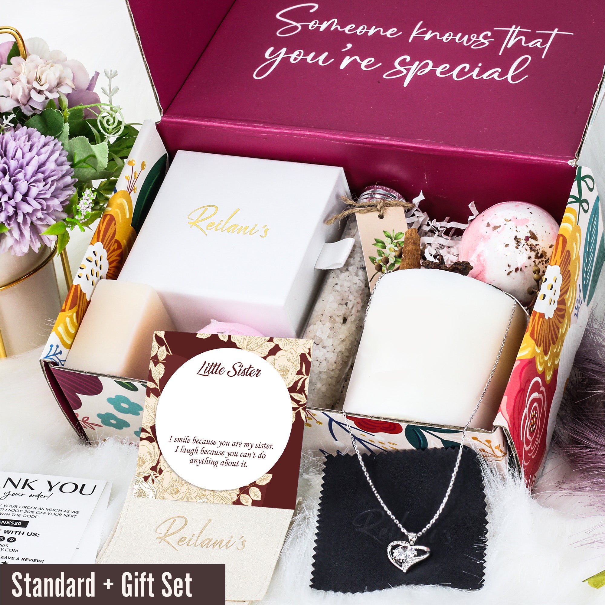 Customized Little Sister Knot Necklace - Sterling Silver, Unique Gift for Sisters, Birthday and Special Occasions - Image 6