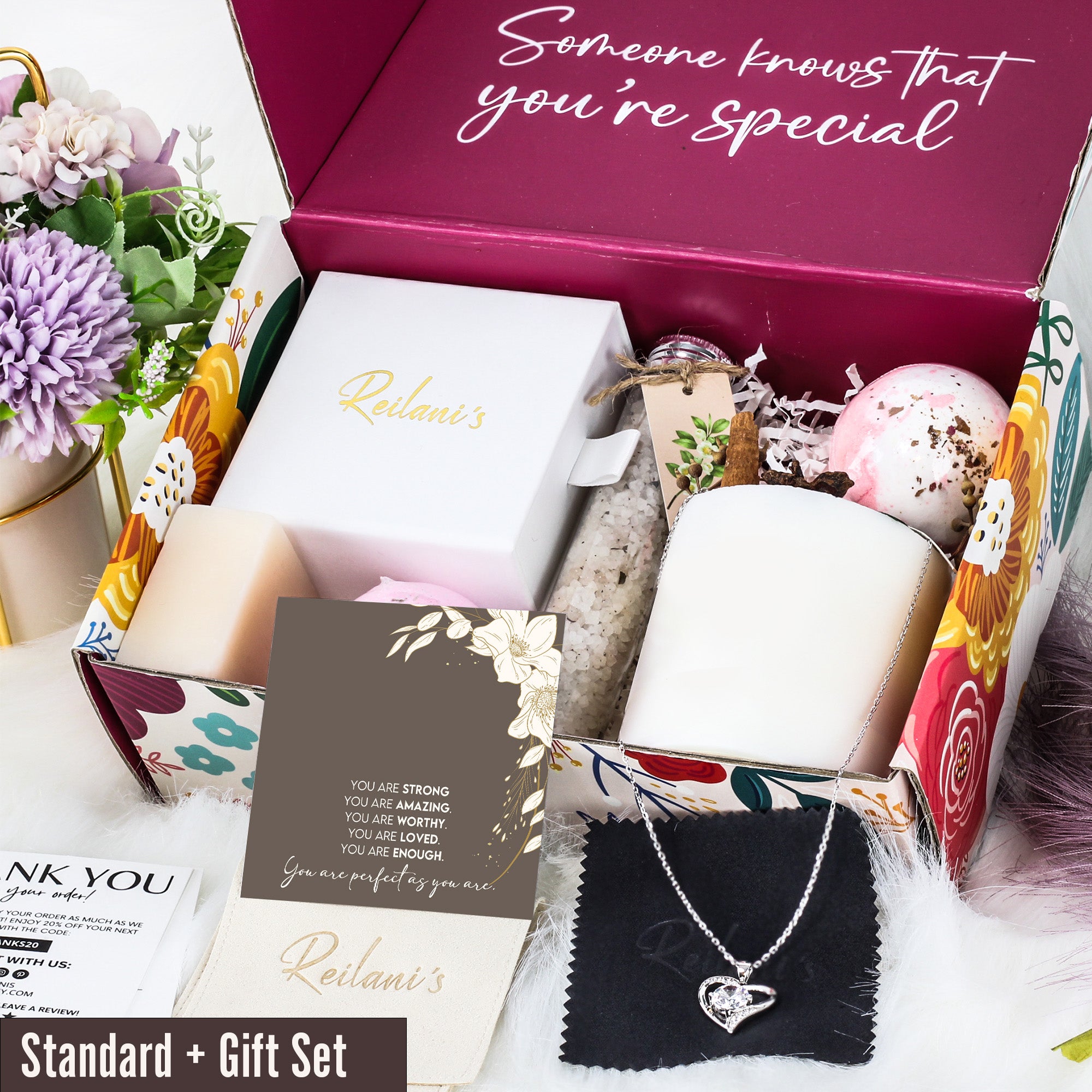 Personalized Knot Pendant Necklace with Uplifting Message Card - Sterling Silver Gift for Her: Perfect for Moms, Sisters, Friends & Loved Ones - Image 6