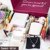 Elegant Silver Knot Necklace with Personalized Message Card - Perfect Gift for Your Best Friend - Image 6