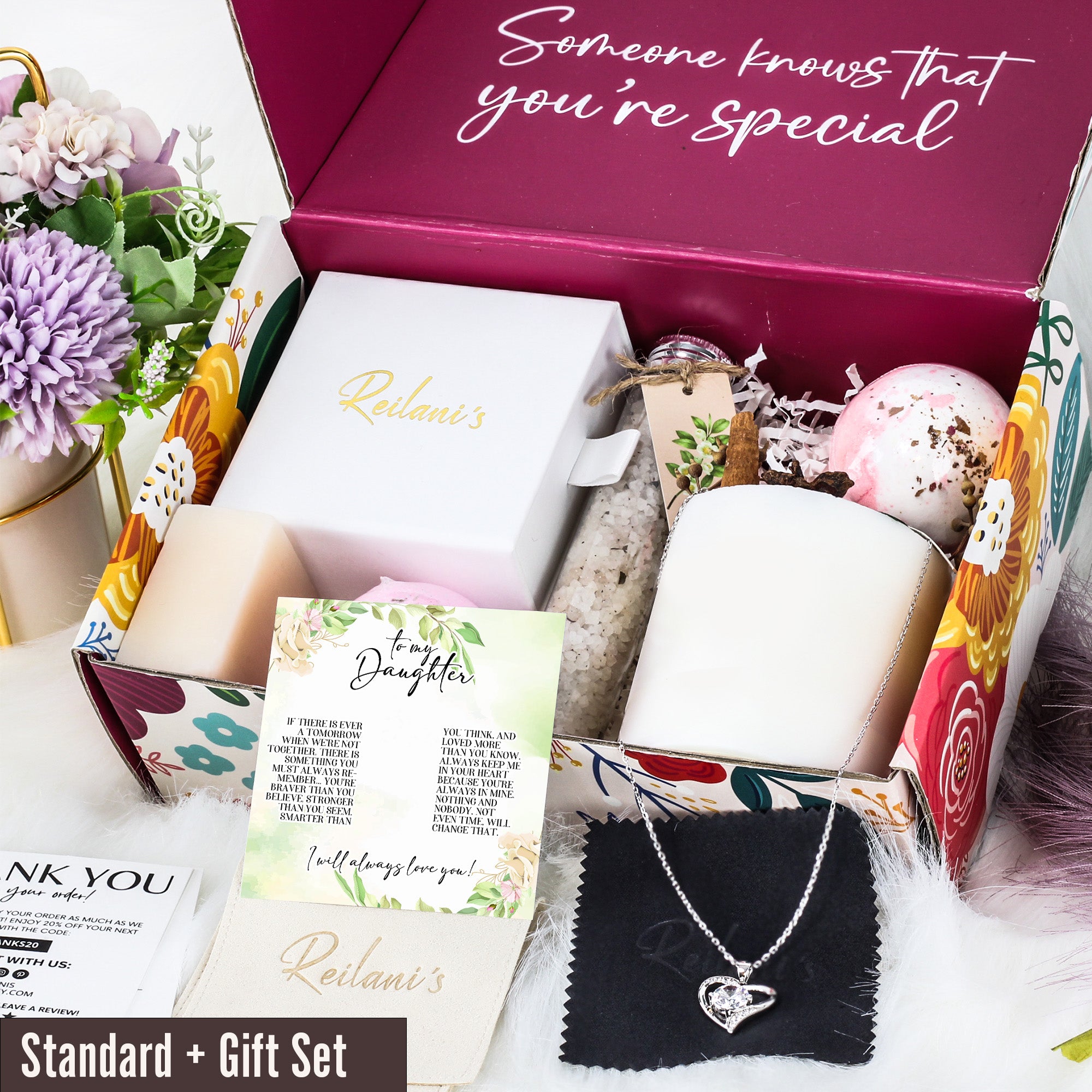 Heartfelt "To My Daughter" Necklace - Personalized Gift with Inspirational Message Card for Mother's Day, Birthdays, and Special Occasions - Image 6