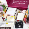 Personalized Message Card Necklace for Boyfriend's Mom – Elegant Silver Knot Design, Perfect Gift for Loved Ones - Image 6