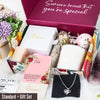 Elegant Silver Knot Necklace with Heartfelt Mother's Day Message Card – Perfect Personalized Gift for Mom - Image 6