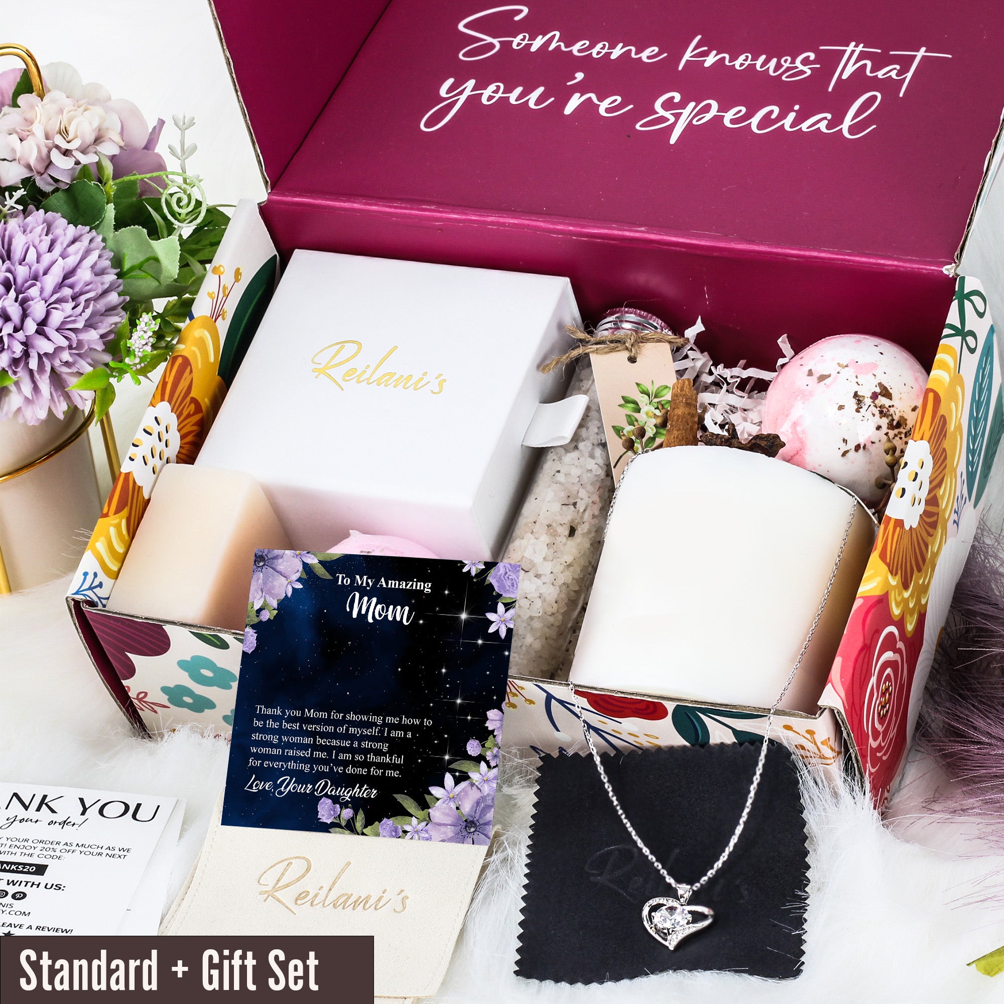 Exquisite Handmade Mom Necklace with Heartfelt Message Card – Perfect Gift for Mother’s Day or Birthday - Image 6