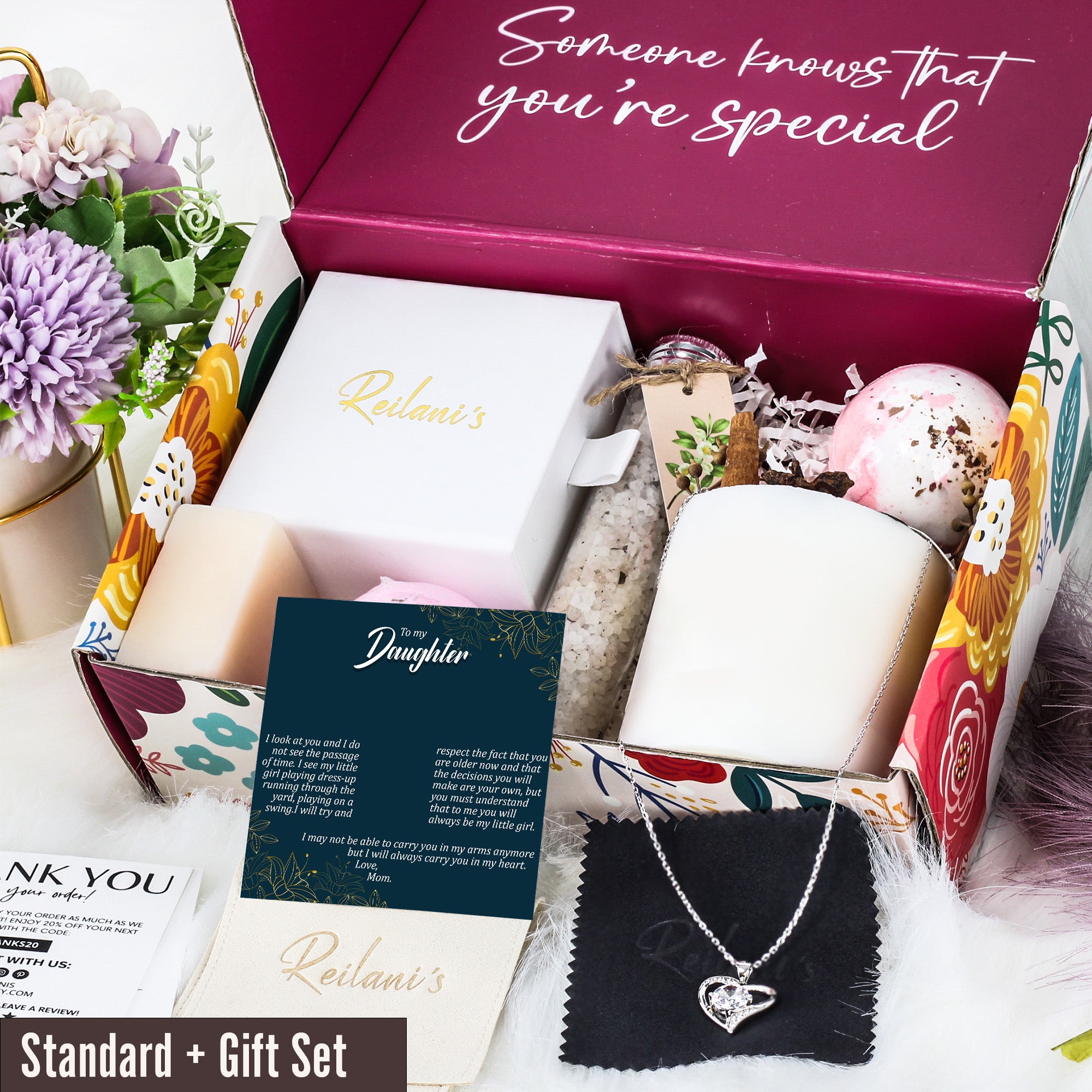 Heartfelt Personalized Mother-Daughter Necklace with Keepsake Message Card – Premium Quality, Perfect for Special Occasions - Image 6